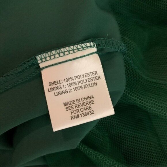 ModCloth‎ Emerald Green Fit And Flare Party Dress Sleeveless Back Zipper Size 2 - Picture 9 of 9